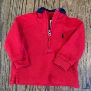 Ralph Lauren infant 1/4 zip sweater